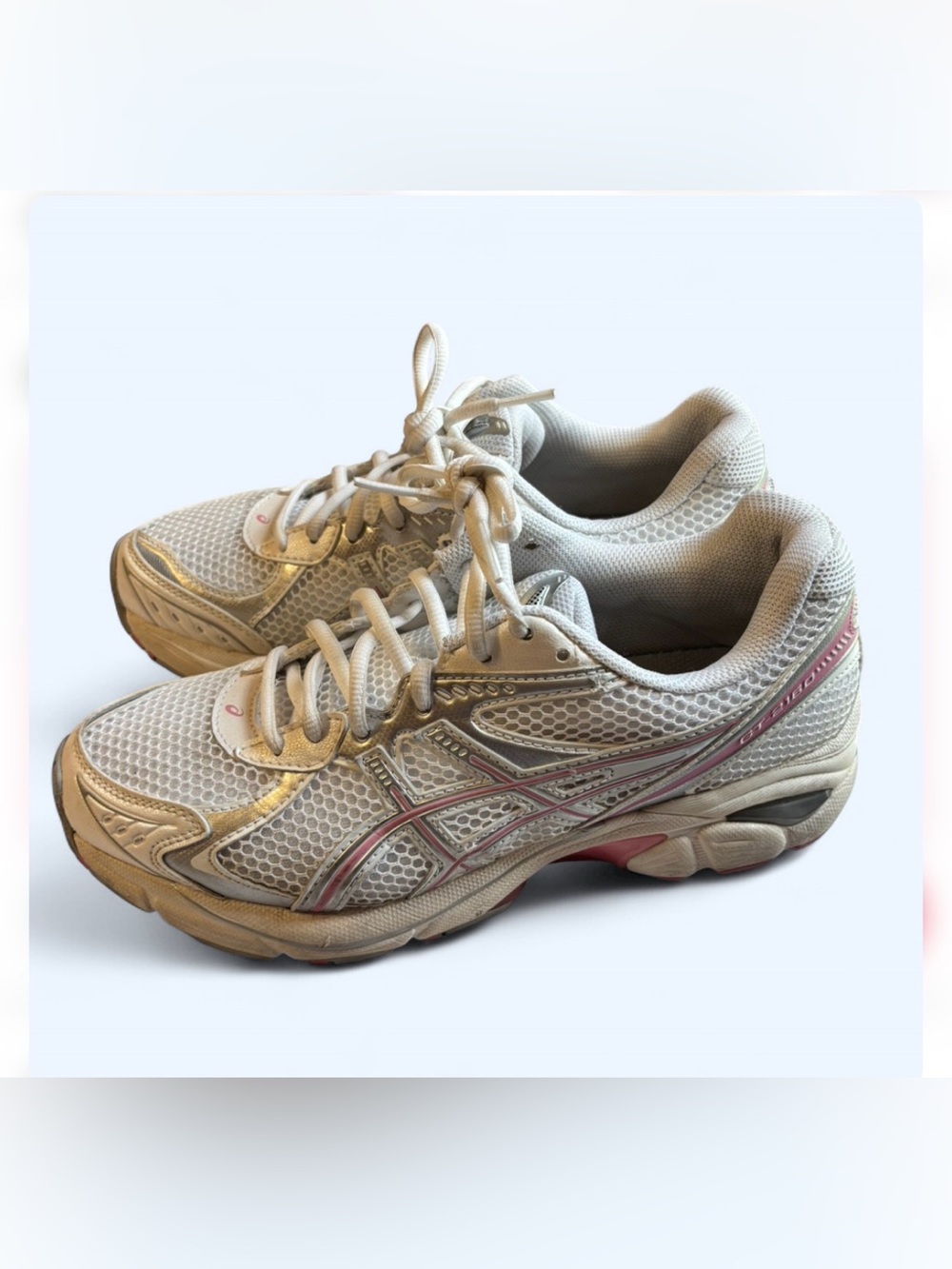 ASICS GT-2160 Women's White and Pink Athletic Running Shoes
